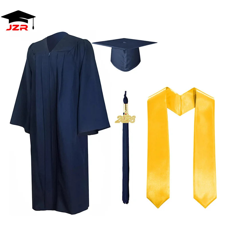 Wholesale Unisex University Academic Gown and Graduation Gown for Adults