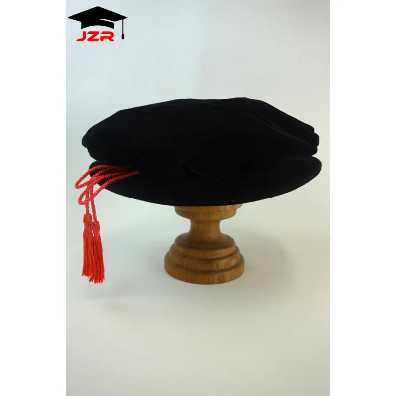 Wholesale Customized Specific PhD Gown Set UK Academic Doctoral Robe and Tam with Tassel