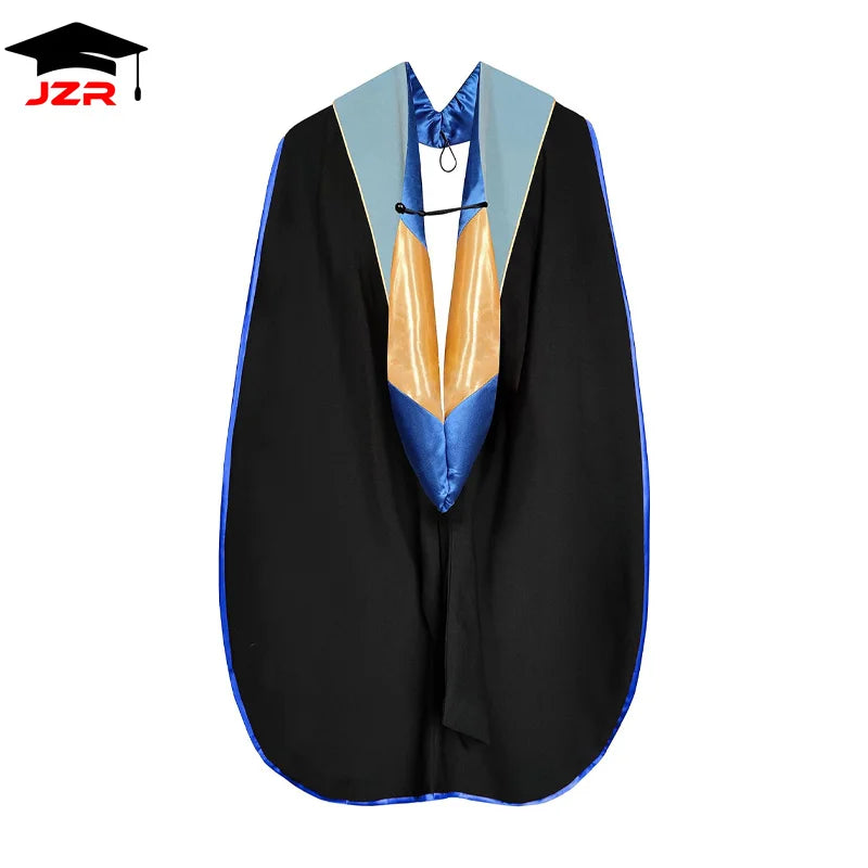 Doctoral Hood Graduation Gown Accessories Doctorate Unisex Graduation PhD Hoods Shawls Cape