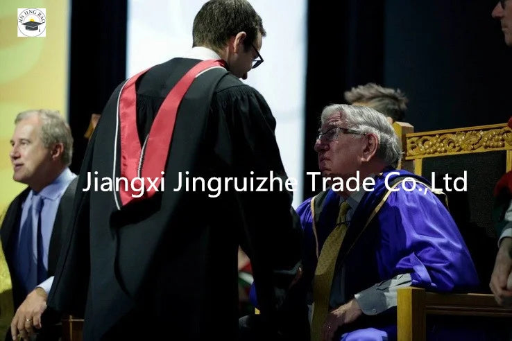 Factory Custom Good Quality Wholesale Canada Graduation Gown OEM University of Waterloo Graduation Gown Graduation Hood
