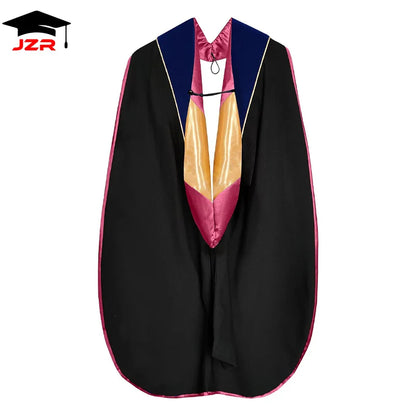 High Quality US Style Custom Doctoral Graduation Hood Scarf for Wholesale