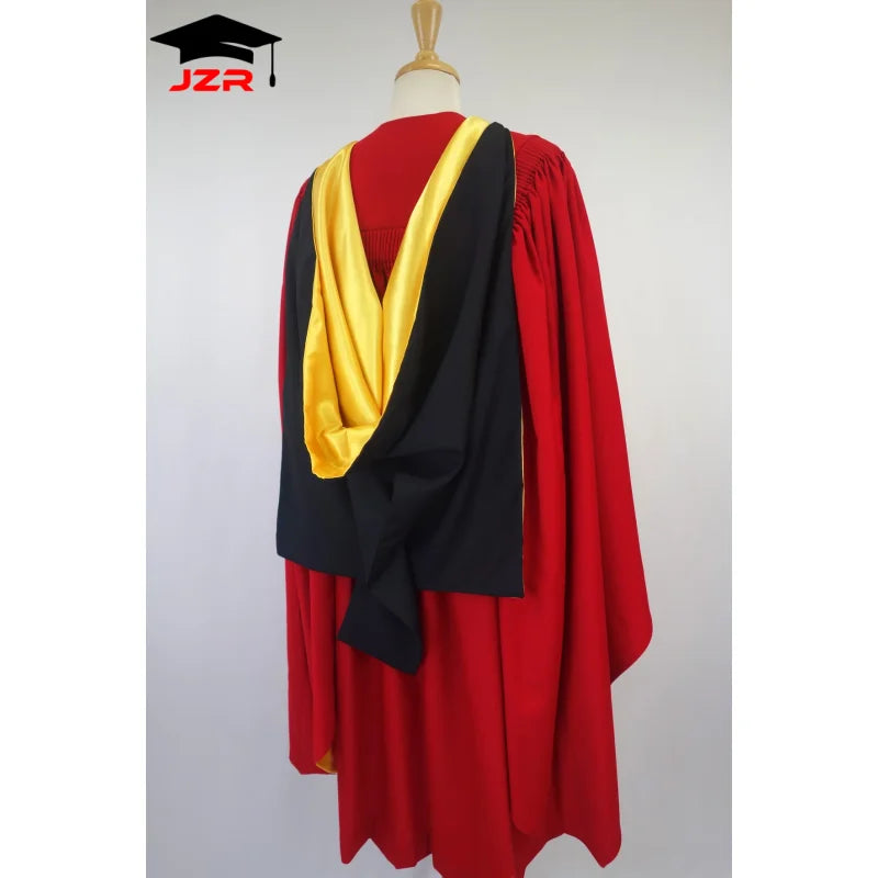 Custom Cambridge-Style Royal Blue Doctoral Regalia Set