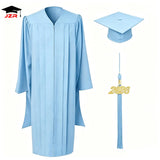 Custom Matte Master's Graduation Gown and Cap Set