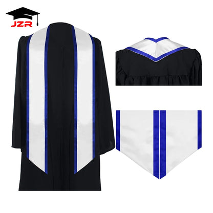 Custom Graduation Stole with Trim Blank Sublimation Graduation Stoles Custom Graduation Scarf