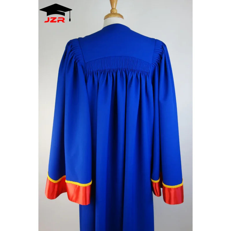 Victoria University ECU Customized Style Wholesale UK Doctoral Degree University Graduation Gown  and Tam with Tassel
