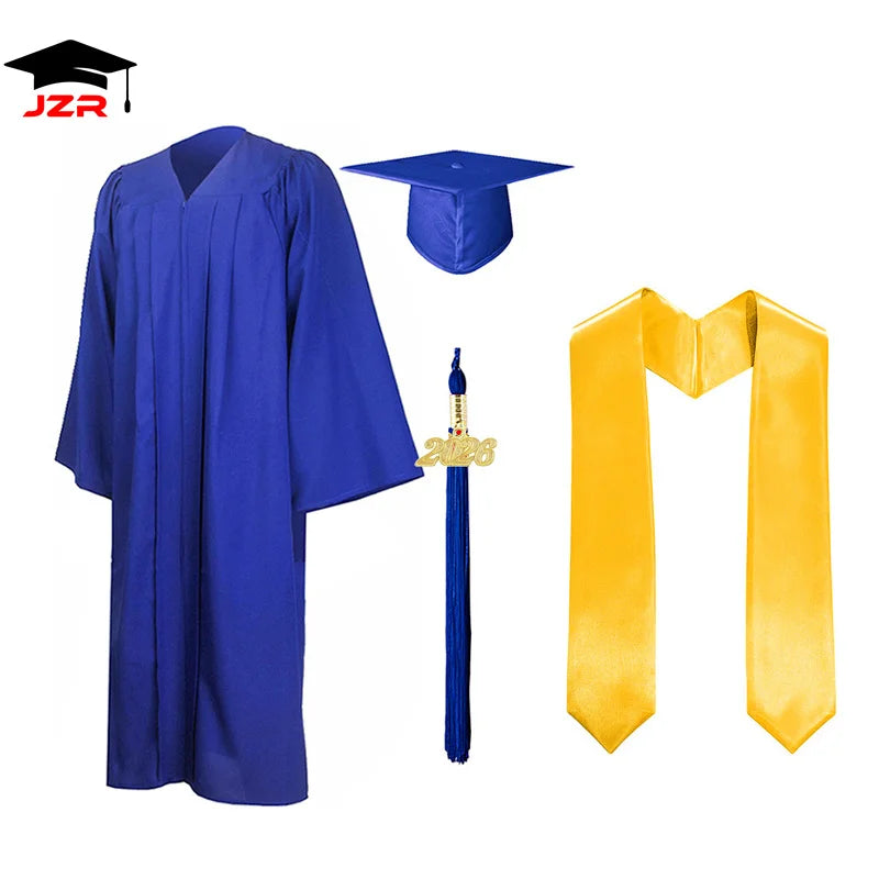 Wholesale Unisex University Academic Gown and Graduation Gown for Adults