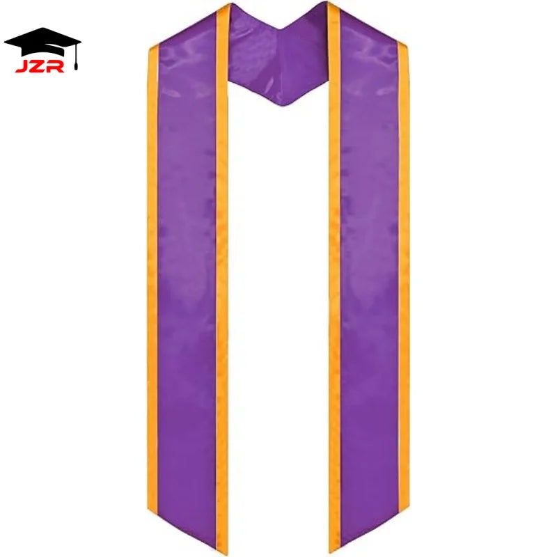 Custom Graduation Stole with Trim Blank Sublimation Graduation Stoles Custom Graduation Scarf