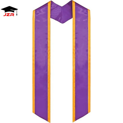 Custom Graduation Stole with Trim Blank Sublimation Graduation Stoles Custom Graduation Scarf