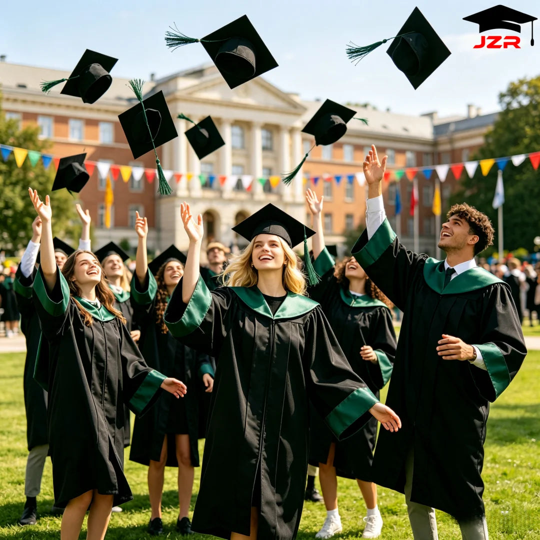 Custom Bachelor Academic Gown with Satin Hood
