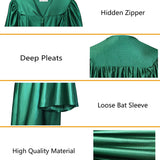 Custom Forest Green Kindergarten Graduation Gown and Cap