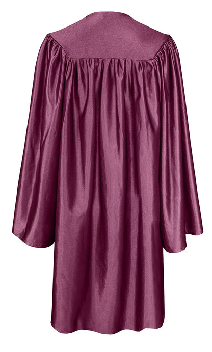 2025 Custom Shiny Maroon Graduation Uniform Kindergarten Graduation Gowns and Cap