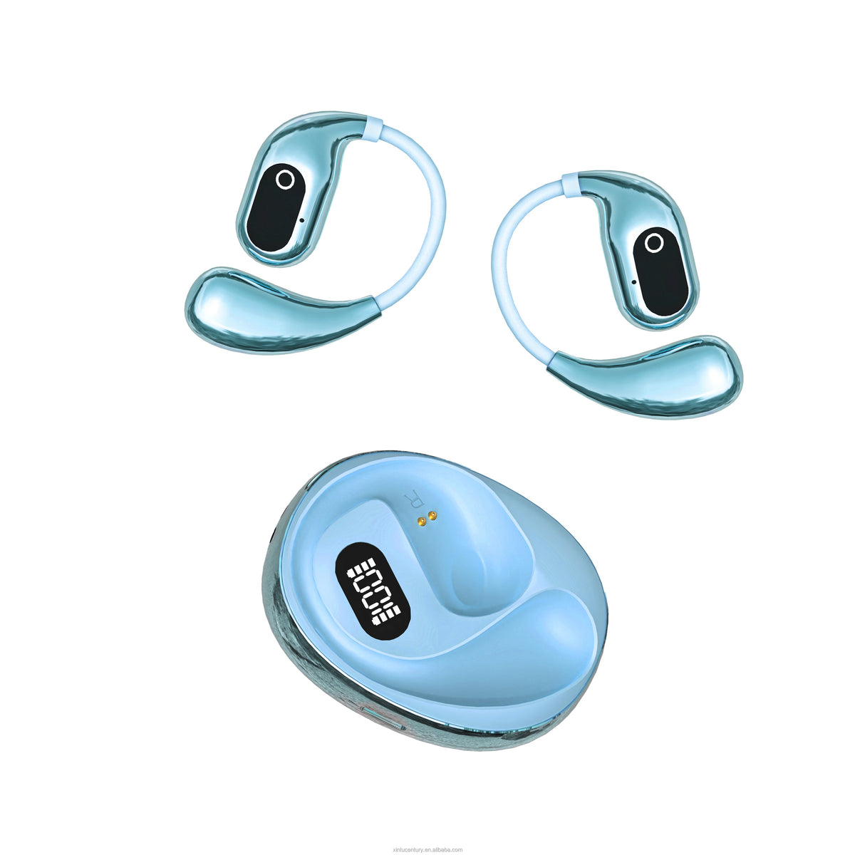 High Quality AI Translate  Patent HiFi Sound Quality Wireless Earbuds BT5.4  Indicator XG99 Pro OWS