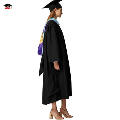 Hot Selling 16 Colors Combinations Traditional Deluxe Academic Graduation Hood Bachelor and Master Graduation Hood