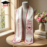 Custom School Graduation Stole with Printing and Embroidery