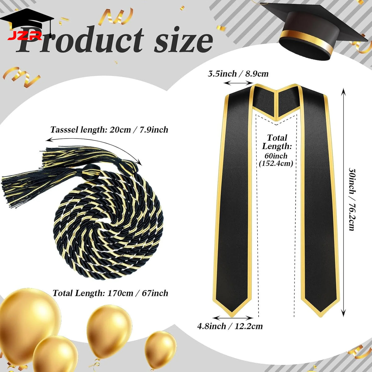 Wholesale Matte Graduation Gown Tassel Stole Set Adult University Graduation Outfits and Graduation Gown Cap for School Use