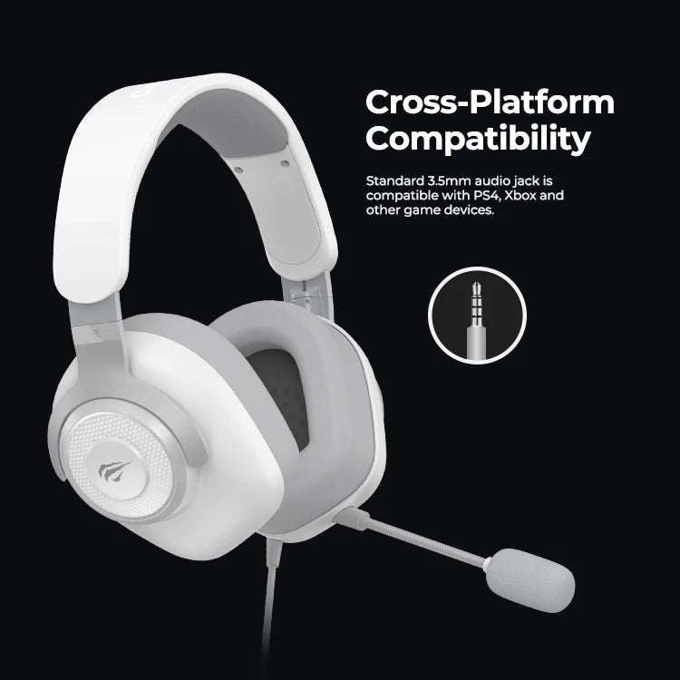 Havit H2230D High Quality Wired Earphones Comfortable Fashionable Over-Ear Gaming Headset Gamer Headphones for PC Gaming