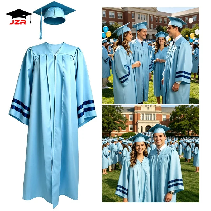 Support Custom Graduation Robe Academic Gown for Graduation with Customized Logo