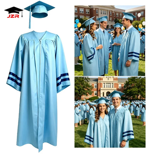 Support Custom Graduation Robe Academic Gown for Graduation with Customized Logo