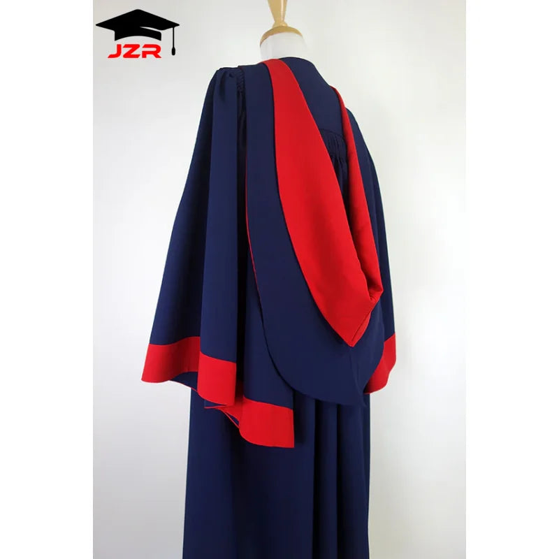 Wholesale Customized UK Australia University Master Phd Doctoral Academic Graduation Cap Gown
