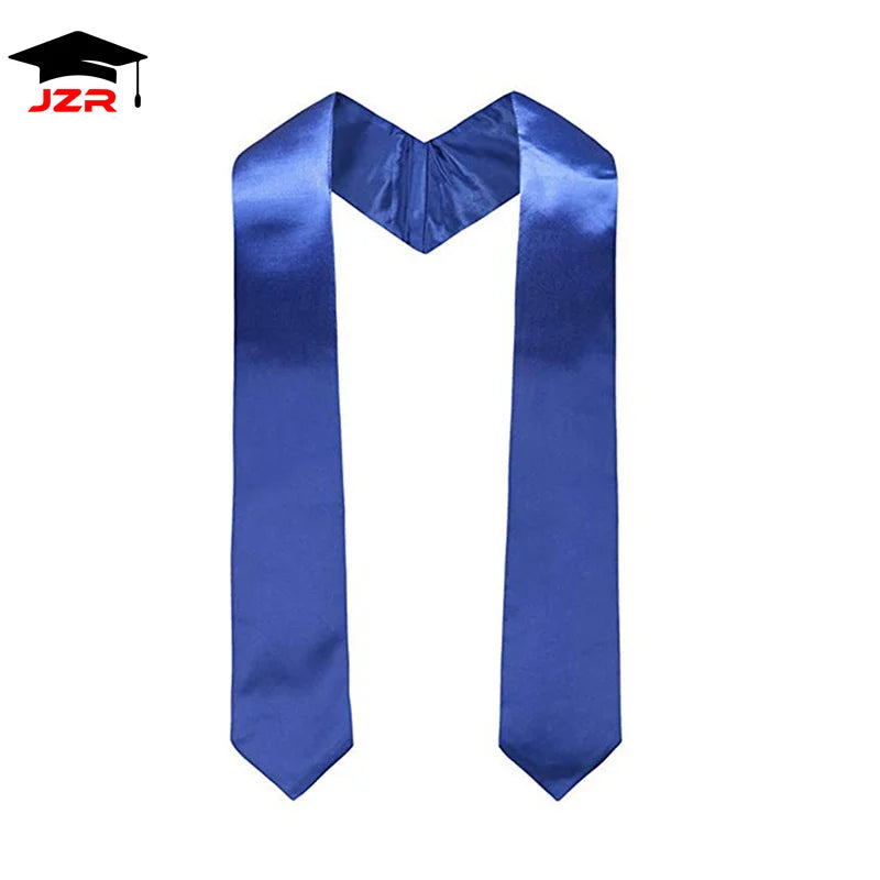 University Graduation Stole Scarf Silk Satin Polyester with Embroidery Gift for School Ceremonies