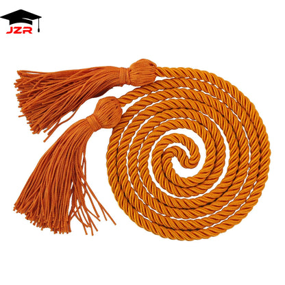 HOT JZR Wholesale Custom Color Graduation Honor Cords Tassel 100% Polyester Eco Friendly High Tenacity for Graduation Ceremony
