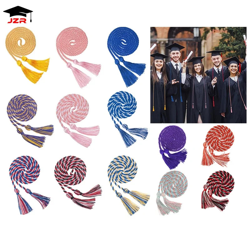 Custom Color Graduation Honor Cords 100% Polyester Graduation Cords for Graduation Ceremony