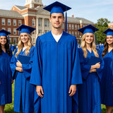 Custom Matte Master's Graduation Gown and Cap Set
