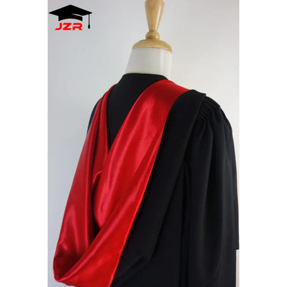 Factory Direct Wholesale Masters Gown for Cambridge Australia PHD Graduation Gown with Hood