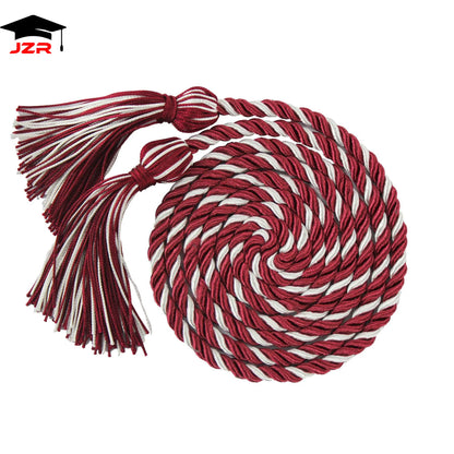 HOT JZR Factory Direct Custom Graduation Honor Cords Tassel Multiple Colors 100% Polyester Durable Eco Friendly for Graduation