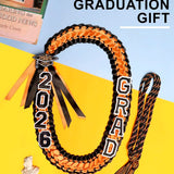 Custom Double-Layer Satin Graduation Ribbon Lei