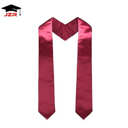 University Graduation Stole Scarf Silk Satin Polyester with Embroidery Gift for School Ceremonies