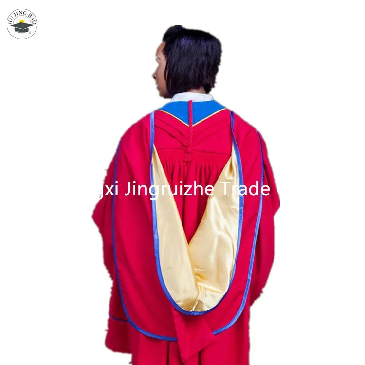 Hot Sell Canada Graduation Gown OEM University  Graduation Hood and Cap  Graduation Gowns
