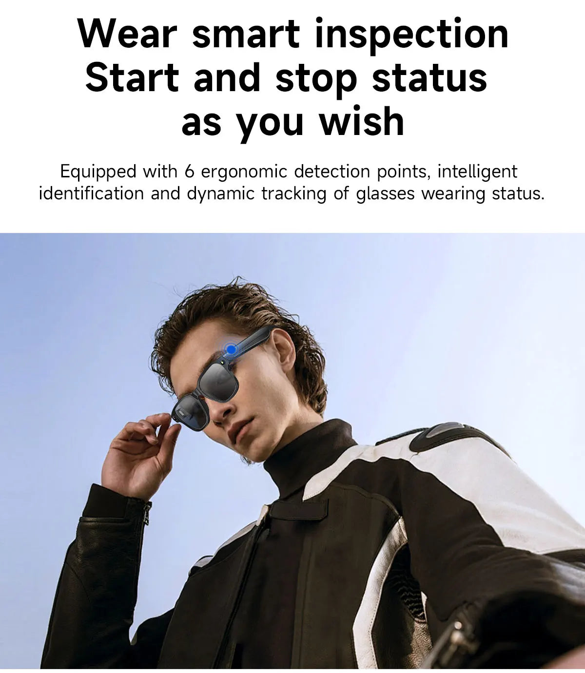Smart Glasses L801 with Color Change Lenses Bluetooth 800W AI Assistant Call & Voice Music Listening Smart Wearable Headset