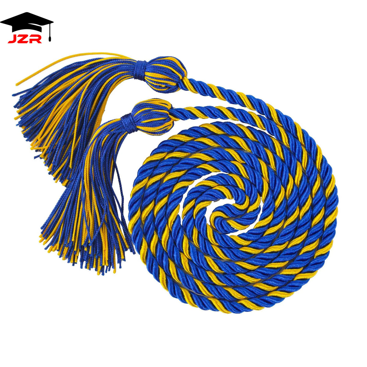 HOT JZR Factory Direct Custom Graduation Honor Cords Tassel Multiple Colors 100% Polyester Durable Eco Friendly for Graduation