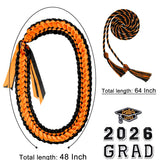Custom Double-Layer Satin Graduation Ribbon Lei