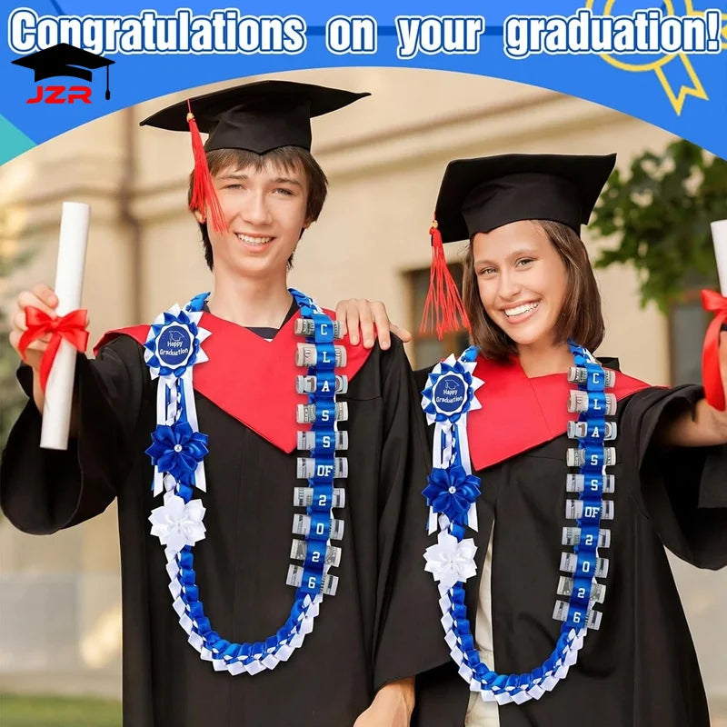 Custom 120 cm Double-Braided Graduation Lei