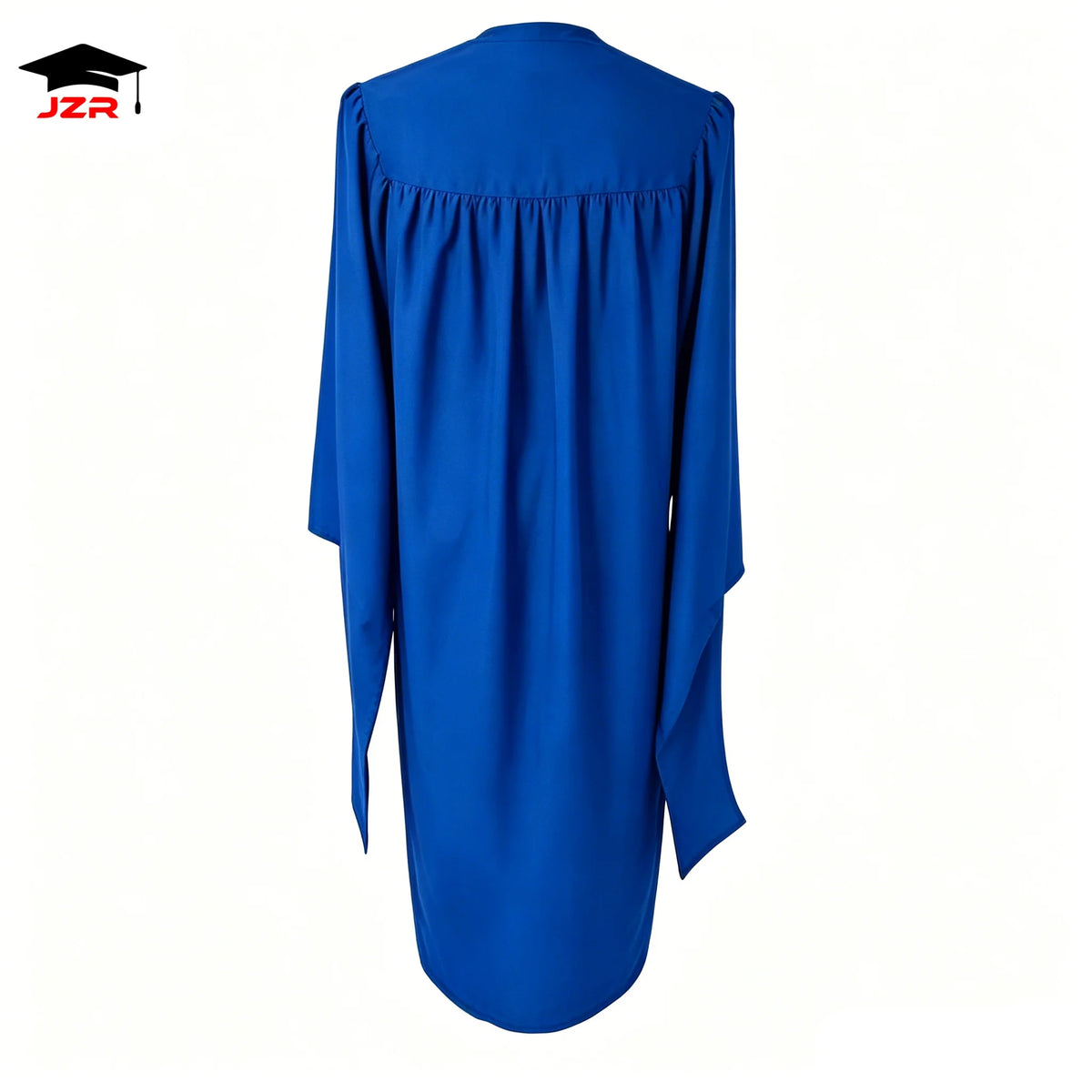Factory Master Graduation Gown Cap Royal Blue 100% Polyester Unisex Adult School 2026 Year Charm