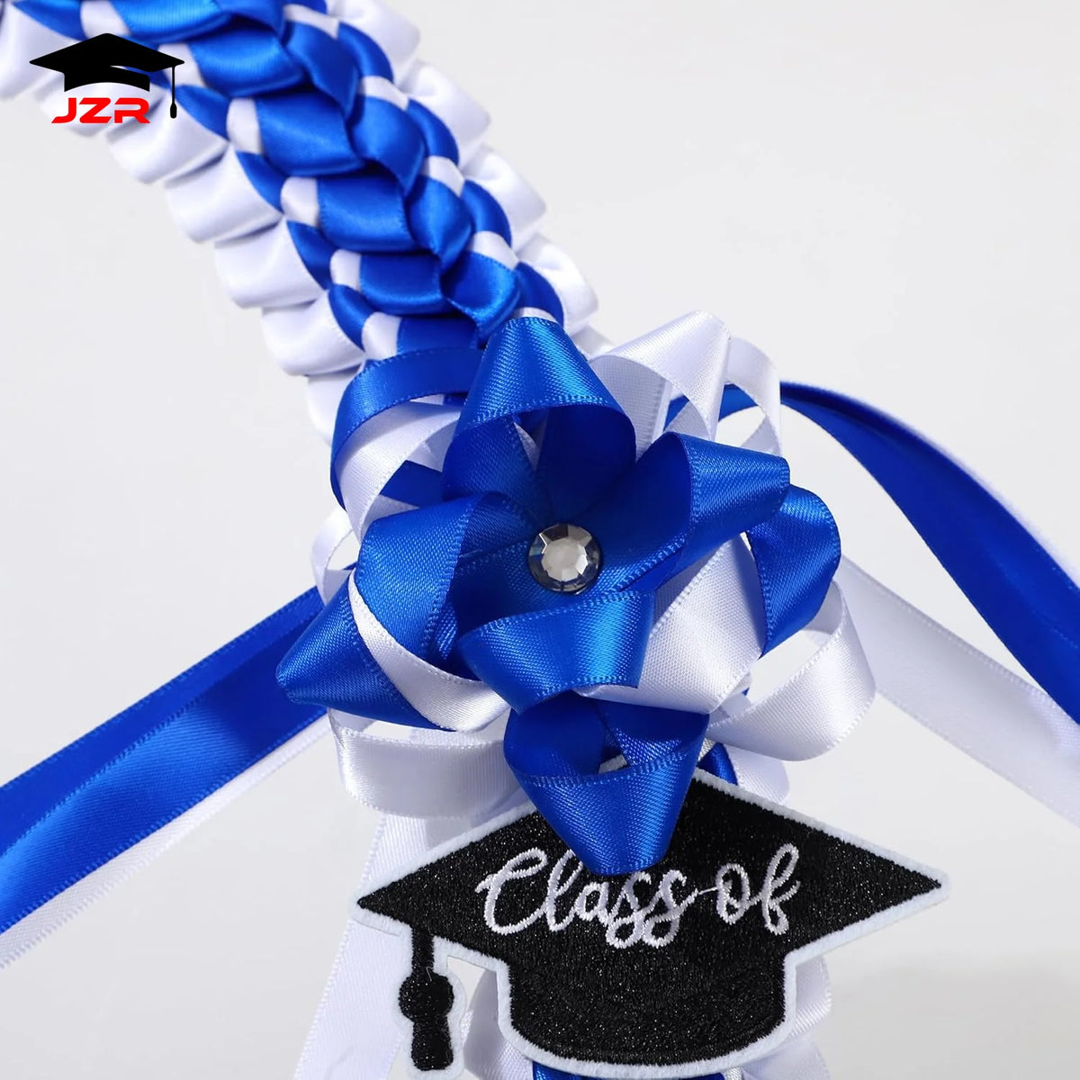 Graduation Leis Class of 2026 Grad Ribbon Double Braided Necklace Handmade Leis for Congrats Graduates Senior