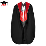 Custom Red and Black Doctoral Graduation Hood