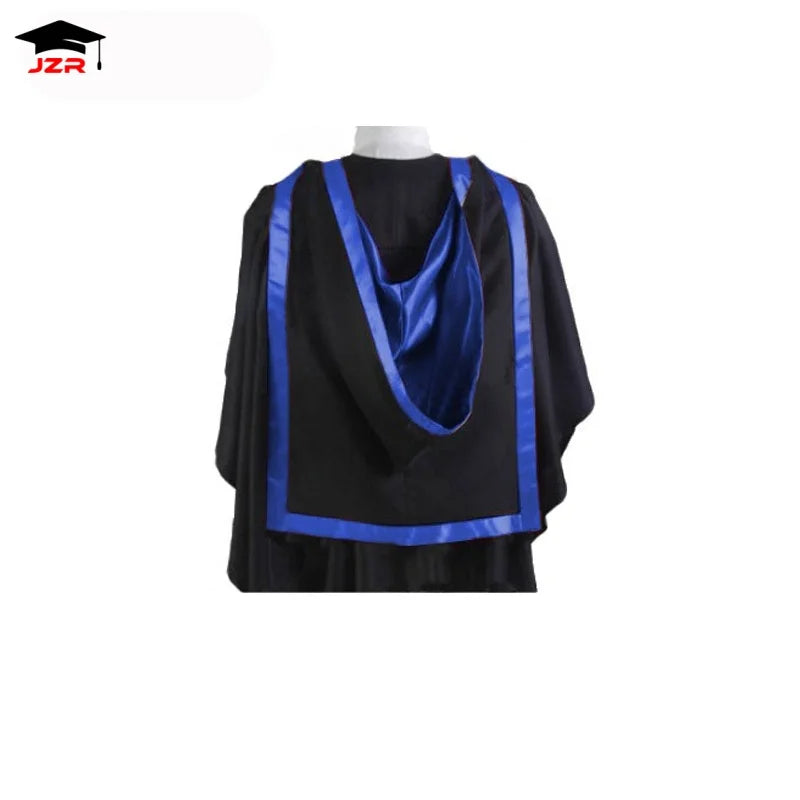 Hot Sale UK Style Graduation Hoods England Australia Academic College Master Customization Graduation Hoods