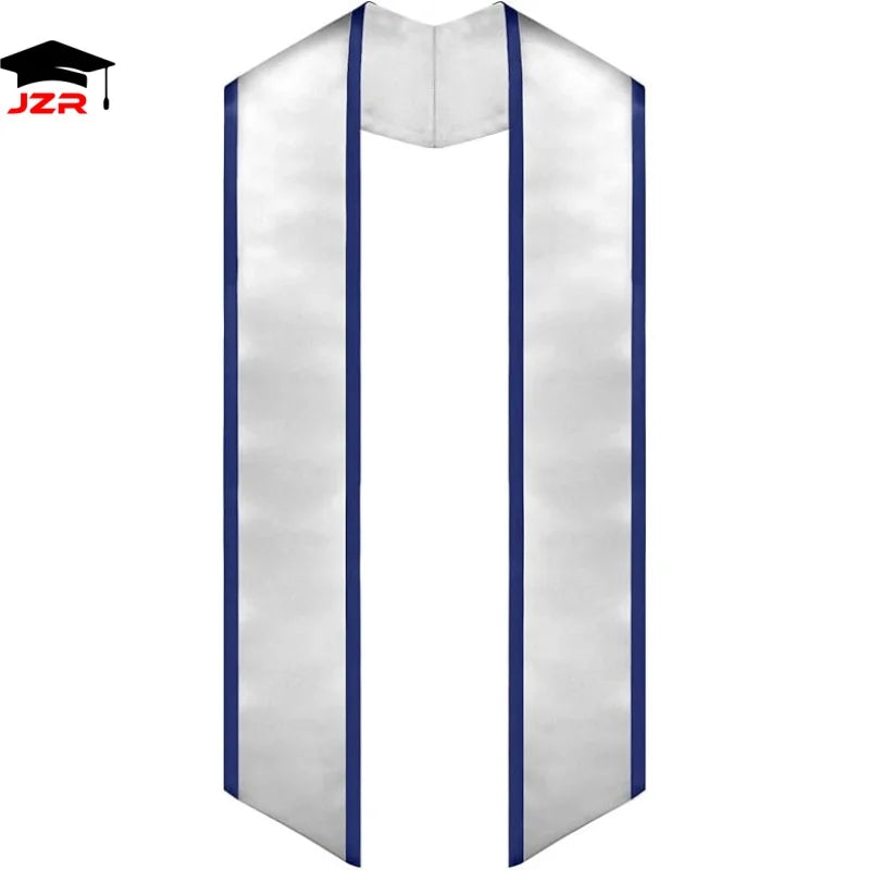 Custom Graduation Stole with Trim Blank Sublimation Graduation Stoles Custom Graduation Scarf