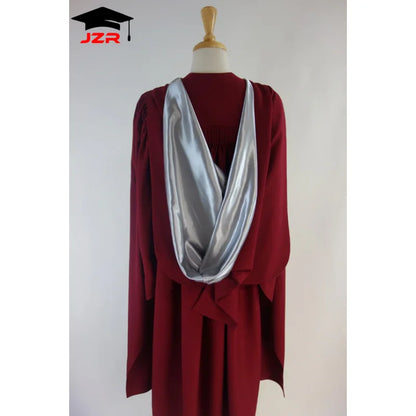 Wholesale British Style Newcastle University PhD Graduation Gown Cap Hood Set and Beefeater Tams