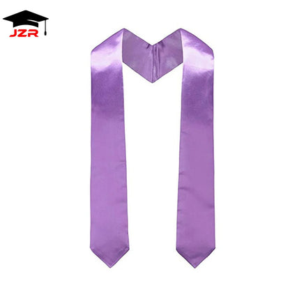 University Graduation Stole Scarf Silk Satin Polyester with Embroidery Gift for School Ceremonies