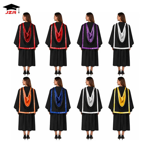 Hot Sale UK Style Graduation Hoods England Australia Academic College Master Customization Graduation Hoods
