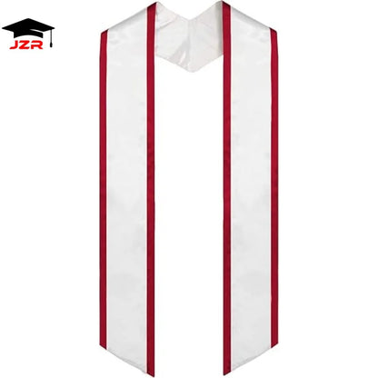 Custom Graduation Stole with Trim Blank Sublimation Graduation Stoles Custom Graduation Scarf