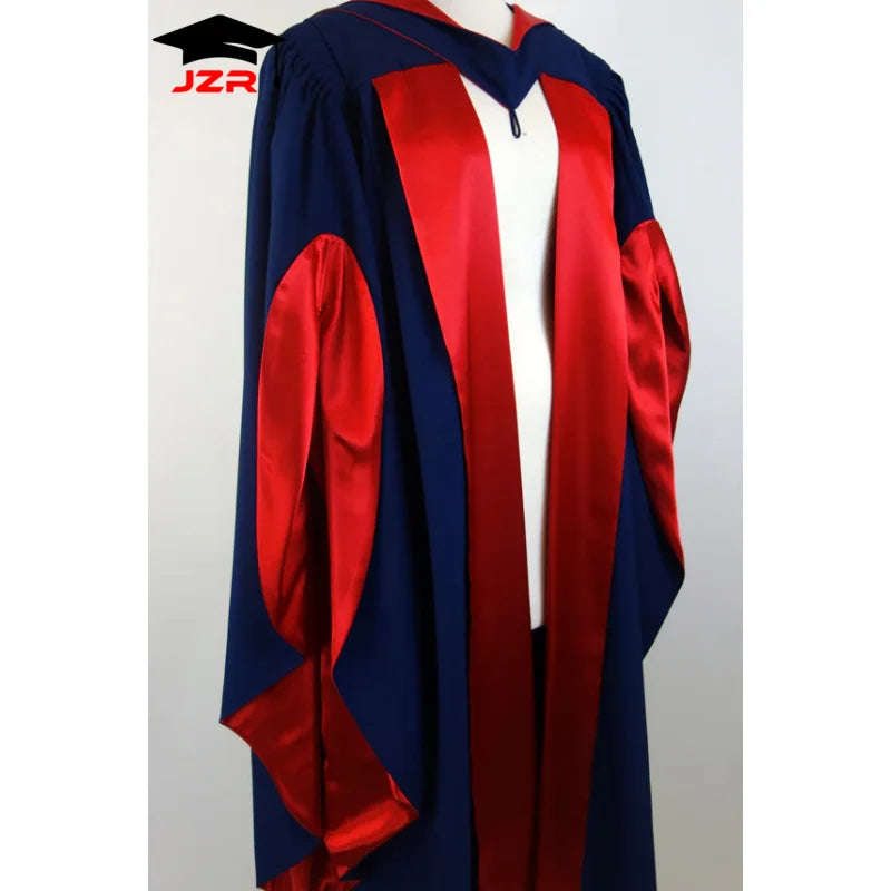 Wholesale Cambridge UK Australia Customized Style and Logo Doctoral Masters Graduation Cap Gown Set