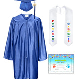 Custom Royal Blue Kindergarten Graduation Gown