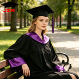 Custom Bachelor Academic Gown with Satin Hood