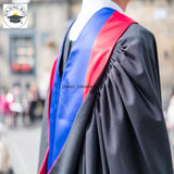 Custom University Graduation Gown, Hood, Stole and Cap