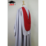 Custom UCL-Style Grey PhD Gown and Hood